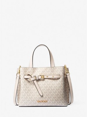 Bolsa Satchel Michael Kors Emilia Small Logo Multicoloridas | 067195-QIV