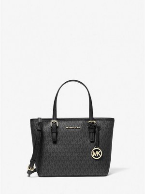 Bolsas Tote Michael Kors Jet Set Travel Extra-small Logo Pretas | 580492-VRU