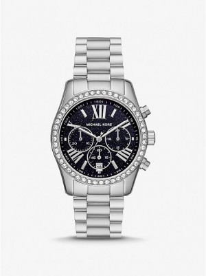 Relógios Michael Kors Lexington Pave Prateadas | 856231-UDY