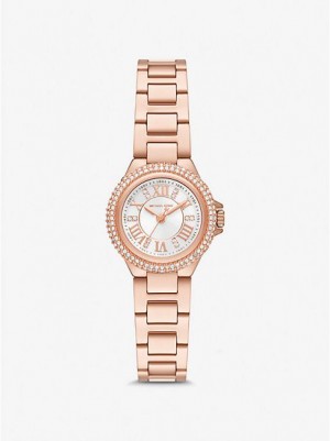 Relógios Michael Kors Petite Camille Rosa Douradas | 782149-XRH