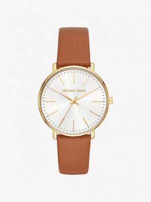 Relógios Michael Kors Pyper Couro Douradas | 981402-FGI