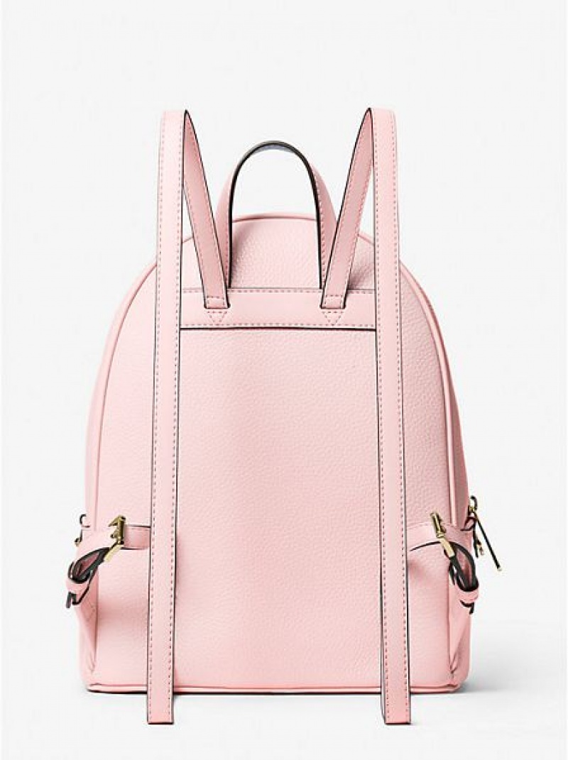 Mochila Michael Kors Adina Medium Pebbled Couro Rosa | 873902-YNI