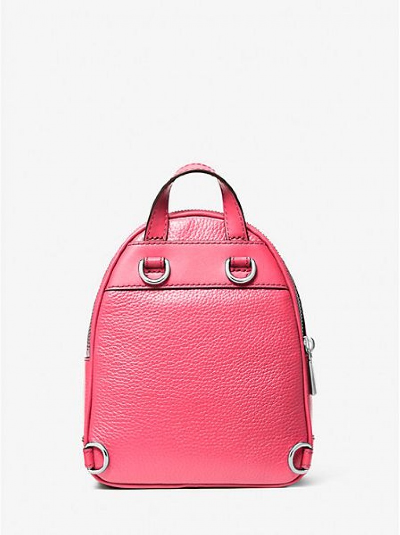 Mochila Michael Kors Brooklyn Extra-small Pebbled Couro Rosa | 748139-ZRT