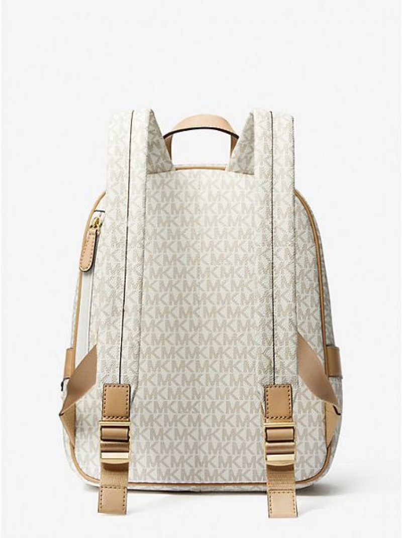 Mochila Michael Kors Elliot Medium Logo Marrom | 830649-YEK