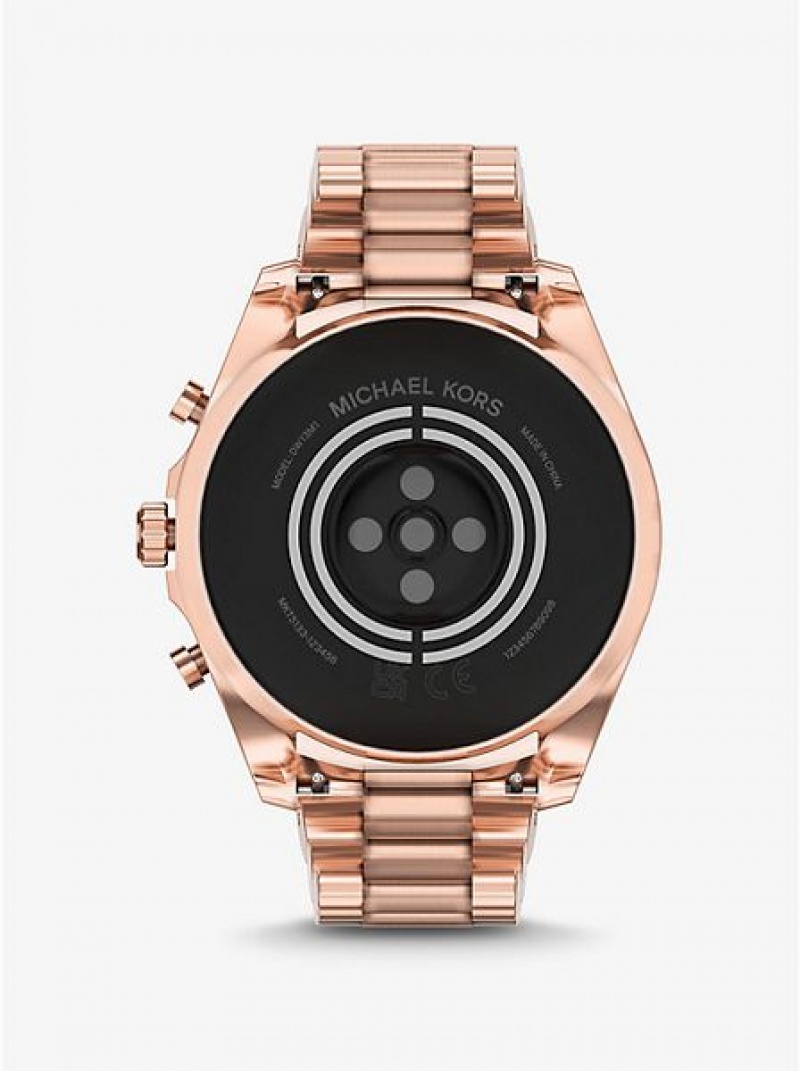 Relógios Michael Kors Gen 6 Bradshaw Smart Rosa Douradas | 489762-CZK