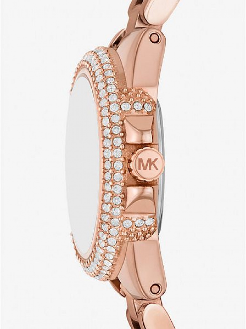 Relógios Michael Kors Petite Camille Rosa Douradas | 782149-XRH