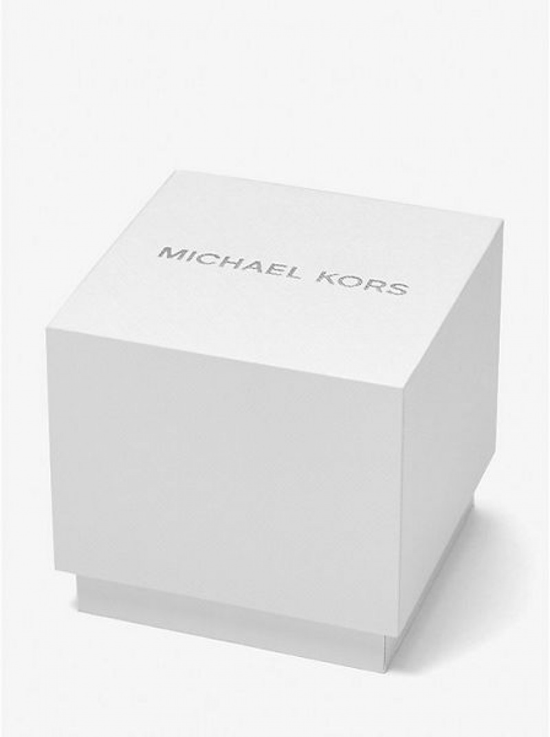 Relógios Michael Kors Runway Cerâmica Pretas Branco | 705346-TYV